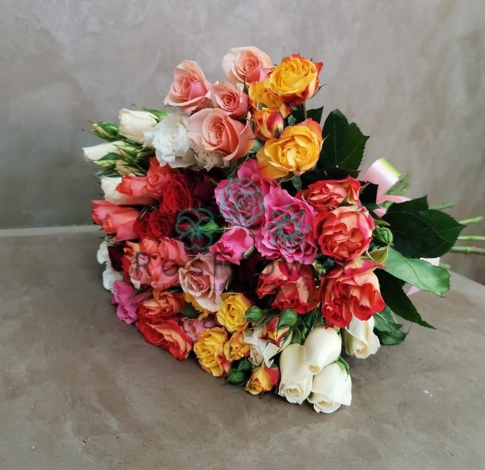 Букет цветов из: Розы в Нижнегорском