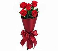 Букет 5 Красных роз Эдлесс Лав в Нижнегорском