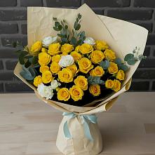 Букет цветов из:  Розы #REPLACE_PRED# Нижнегорском