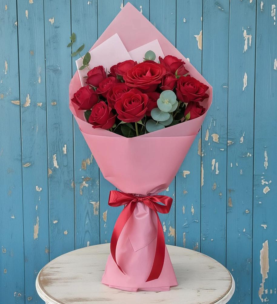 Букет цветов из: Розы в Нижнегорском