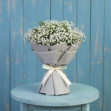 Букет цветов из:  Гипсофила в Нижнегорском