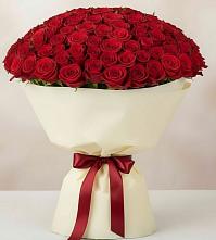 Букет 101 Красная роза Милано #REPLACE_PRED# Нижнегорском