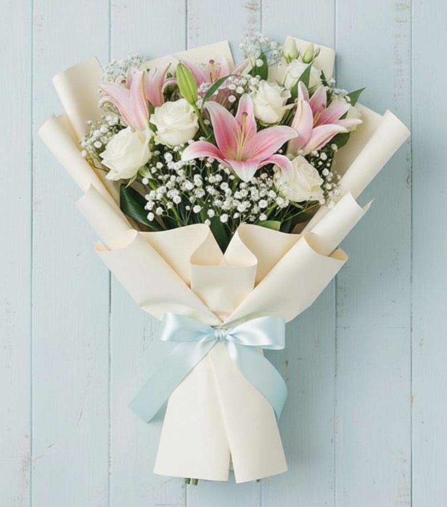 Букет цветов из: Лилии в Нижнегорском