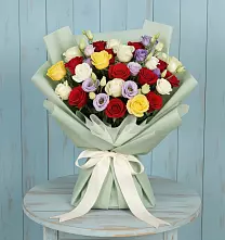 Букет цветов из:  Розы в Нижнегорском