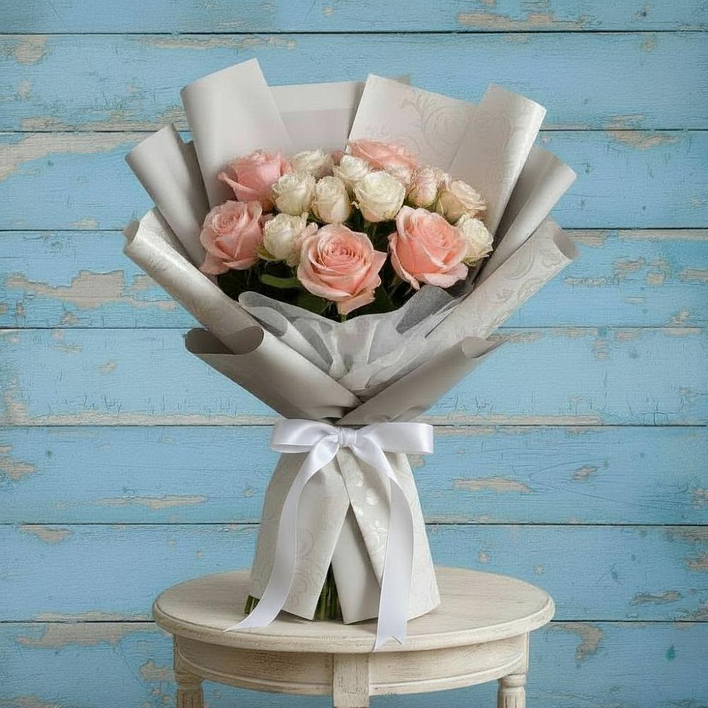 Букет цветов из: Розы в Нижнегорском