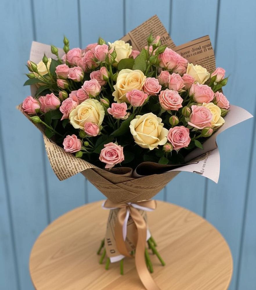 Букет цветов из: Розы в Нижнегорском