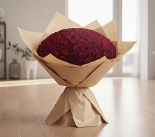 Букет 101 Красная роза #REPLACE_PRED# Нижнегорском