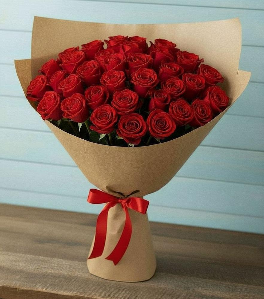 Букет Красные розы Милано в Нижнегорском