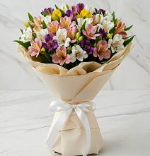 Букет цветов из:  Альстромерии #REPLACE_PRED# Нижнегорском