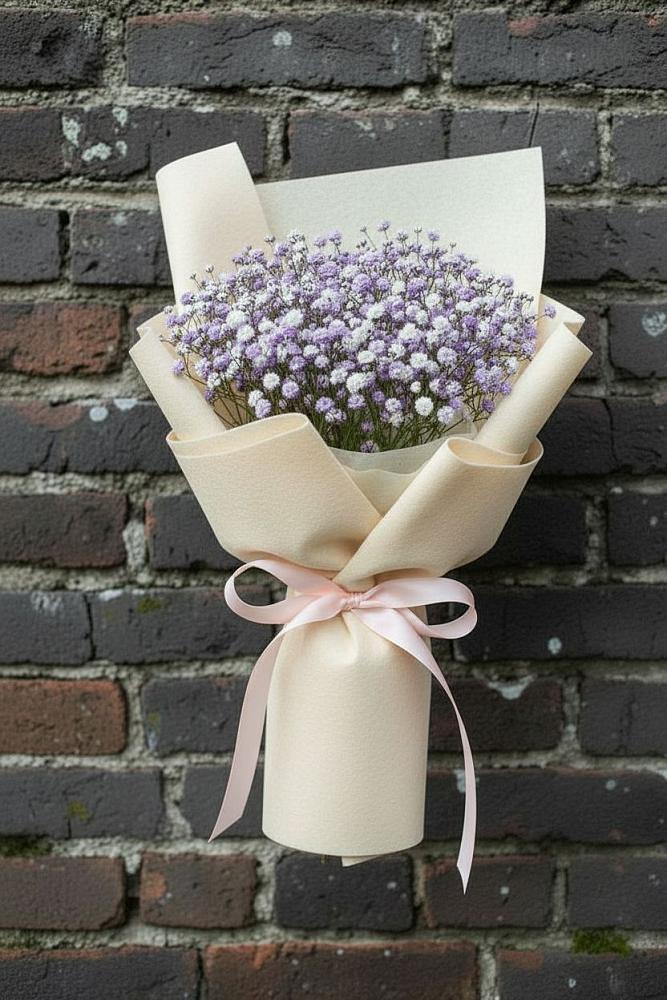 Букет цветов из: Гипсофила в Нижнегорском