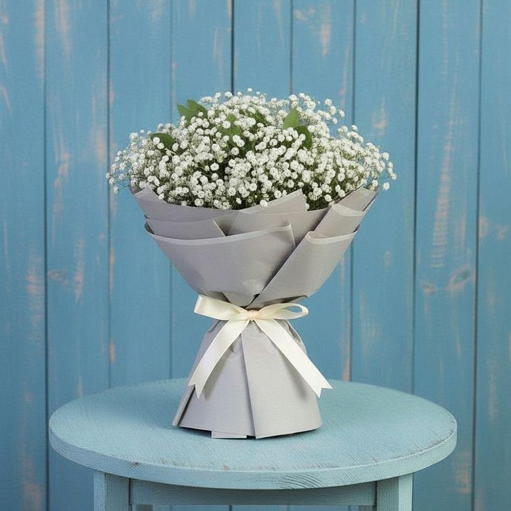 Букет цветов из: Гипсофила в Нижнегорском