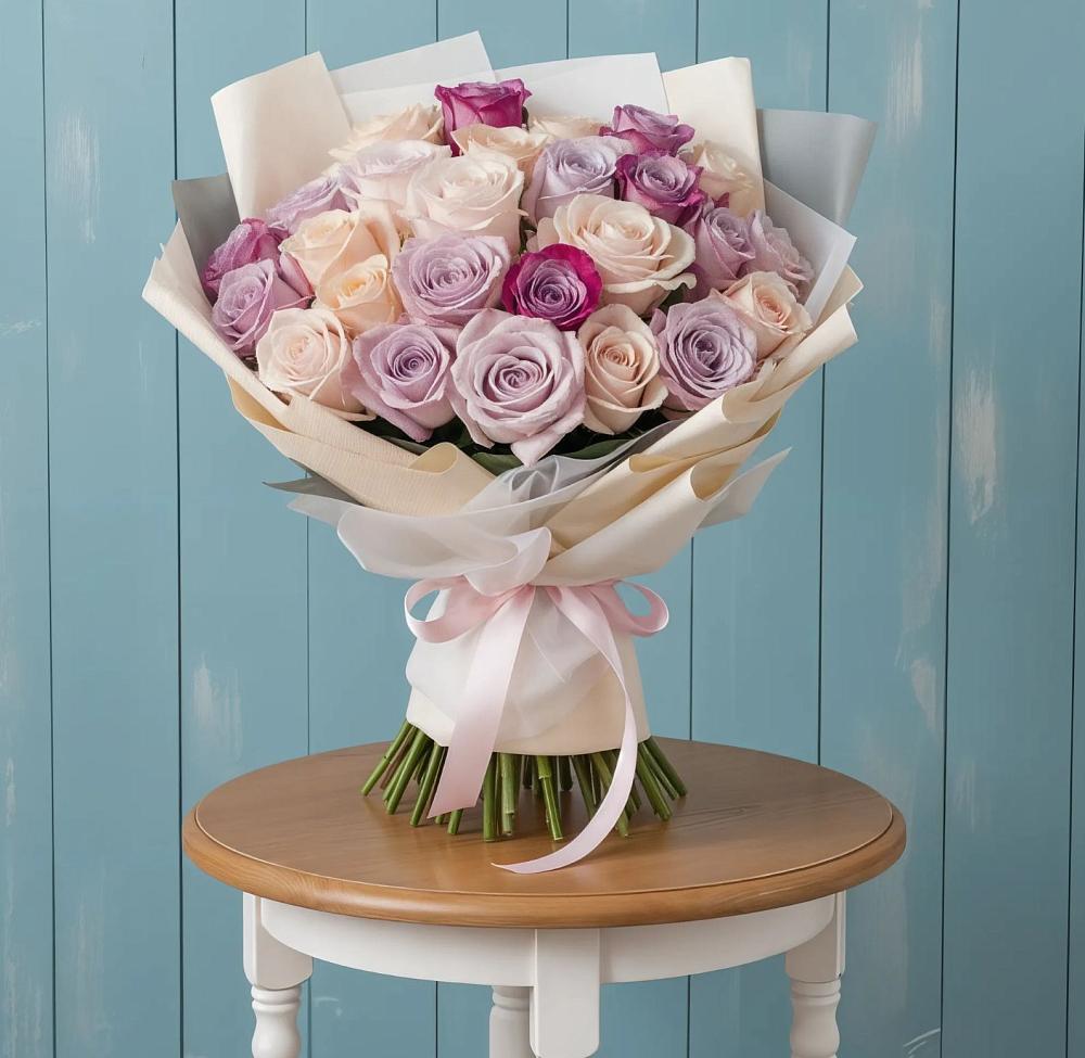 Букет цветов из: Розы в Нижнегорском