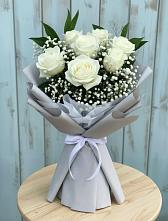 Букет цветов из:  Розы в Нижнегорском