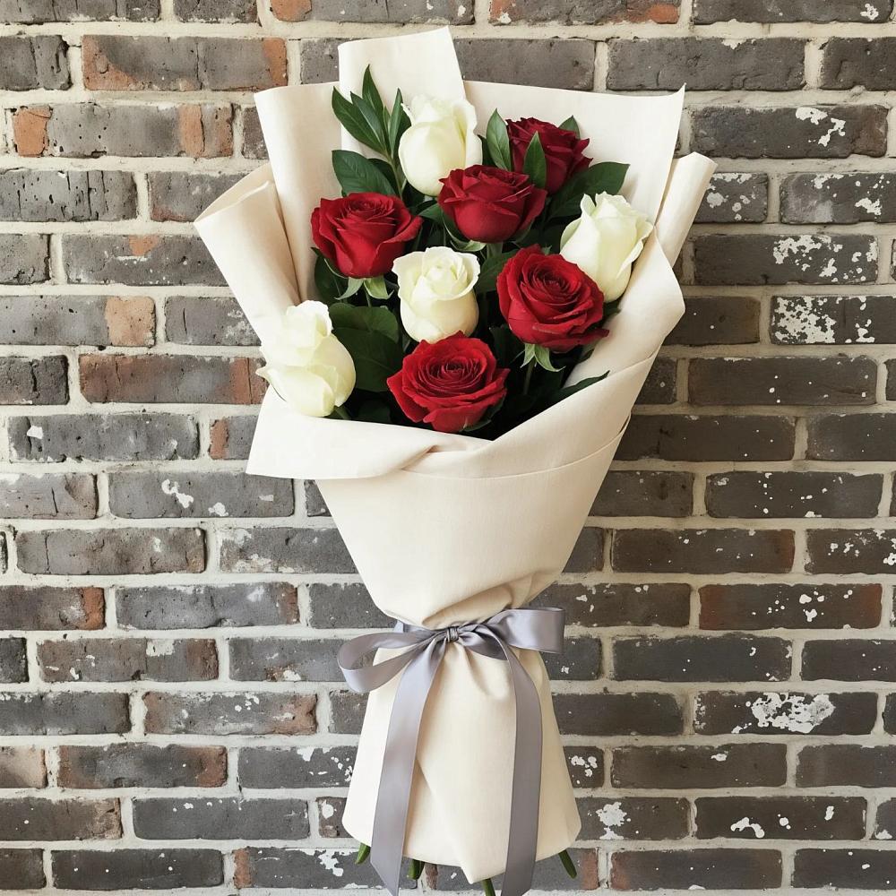 Букет цветов из: Розы в Нижнегорском