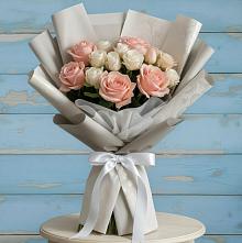 Букет цветов из:  Розы #REPLACE_PRED# Нижнегорском