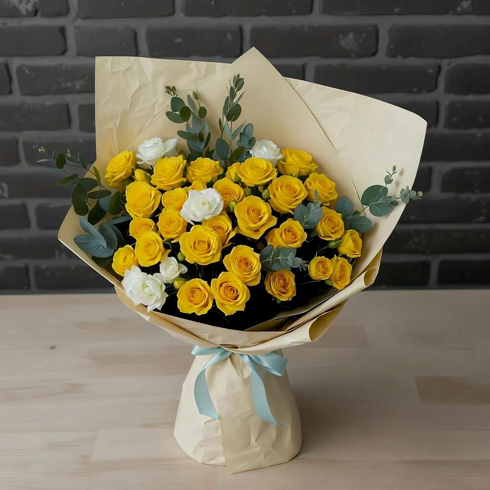 Букет цветов из: Розы в Нижнегорском