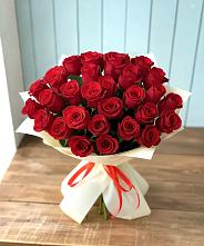 Букет 29 Красных роз в Нижнегорском
