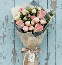 Букет цветов из:  Розы в Нижнегорском