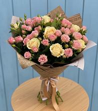 Букет цветов из:  Розы в Нижнегорском