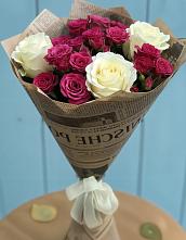 Букет цветов из:  Розы в Нижнегорском
