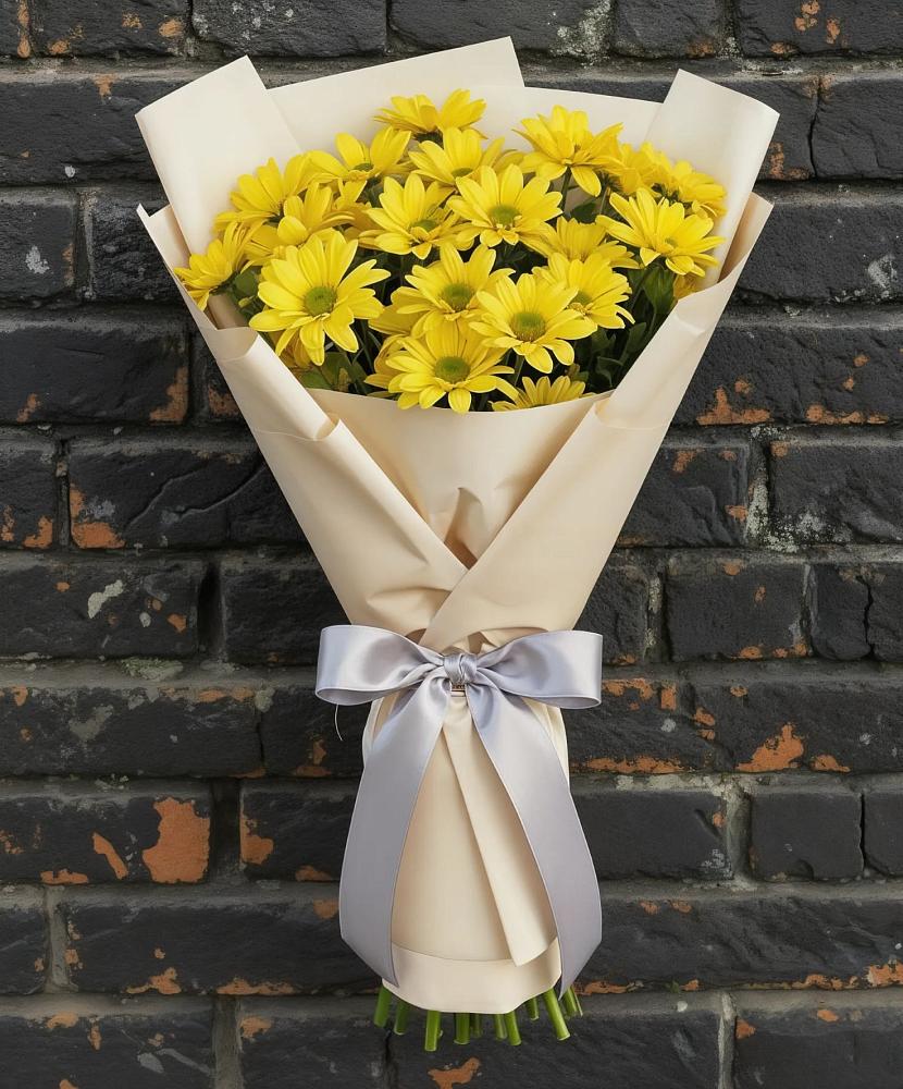 Букет цветов из: Хризантемы в Нижнегорском