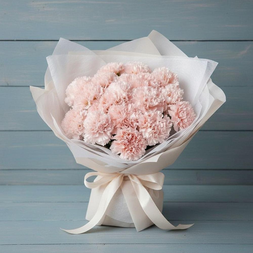 Букет цветов из: Гвоздики в Нижнегорском