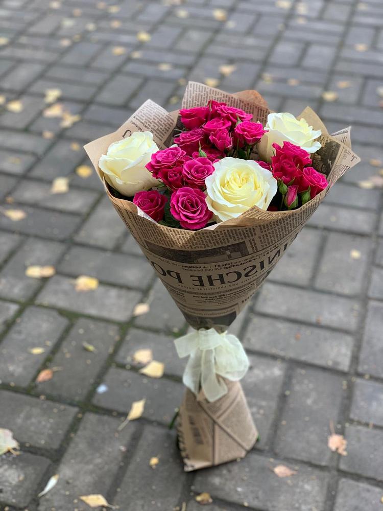 Букет цветов из: Розы в Нижнегорском