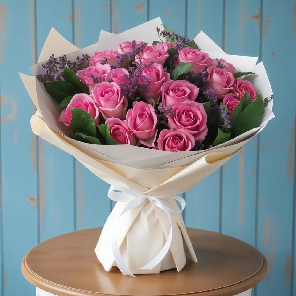 Букет цветов из: Розы в Нижнегорском