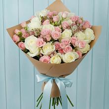 Букет цветов из:  Розы в Нижнегорском