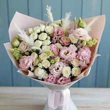 Букет цветов из:  Альстромерии и Розы в Нижнегорском